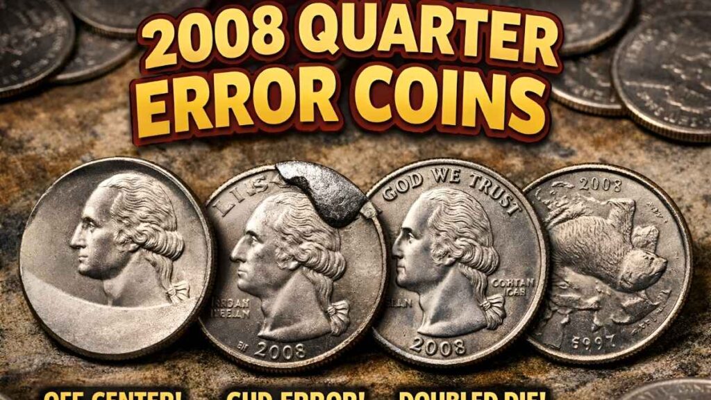 2008 Quarter Error Coins: Rare Varieties Worth More Than Face Value