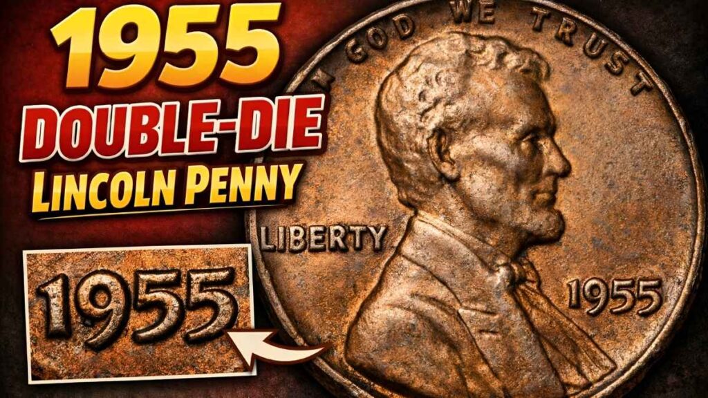 1955 Double‑Die Lincoln Penny: Rare $250M Error That Shook the Coin World and Made Headlines Worldwide