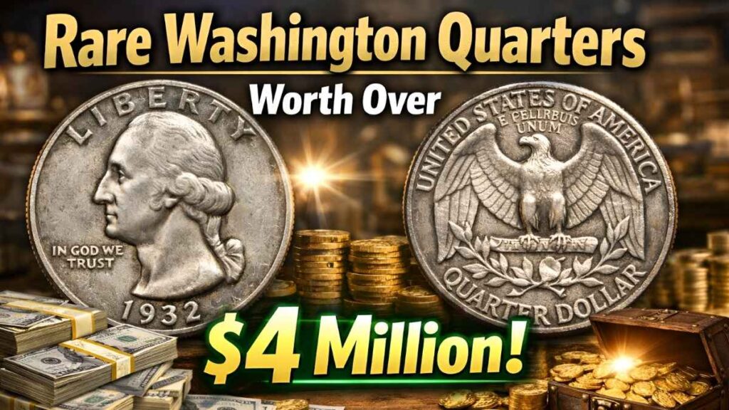Rare Washington Quarters Worth Over $4 Million: Hidden U.S. Coin Treasures