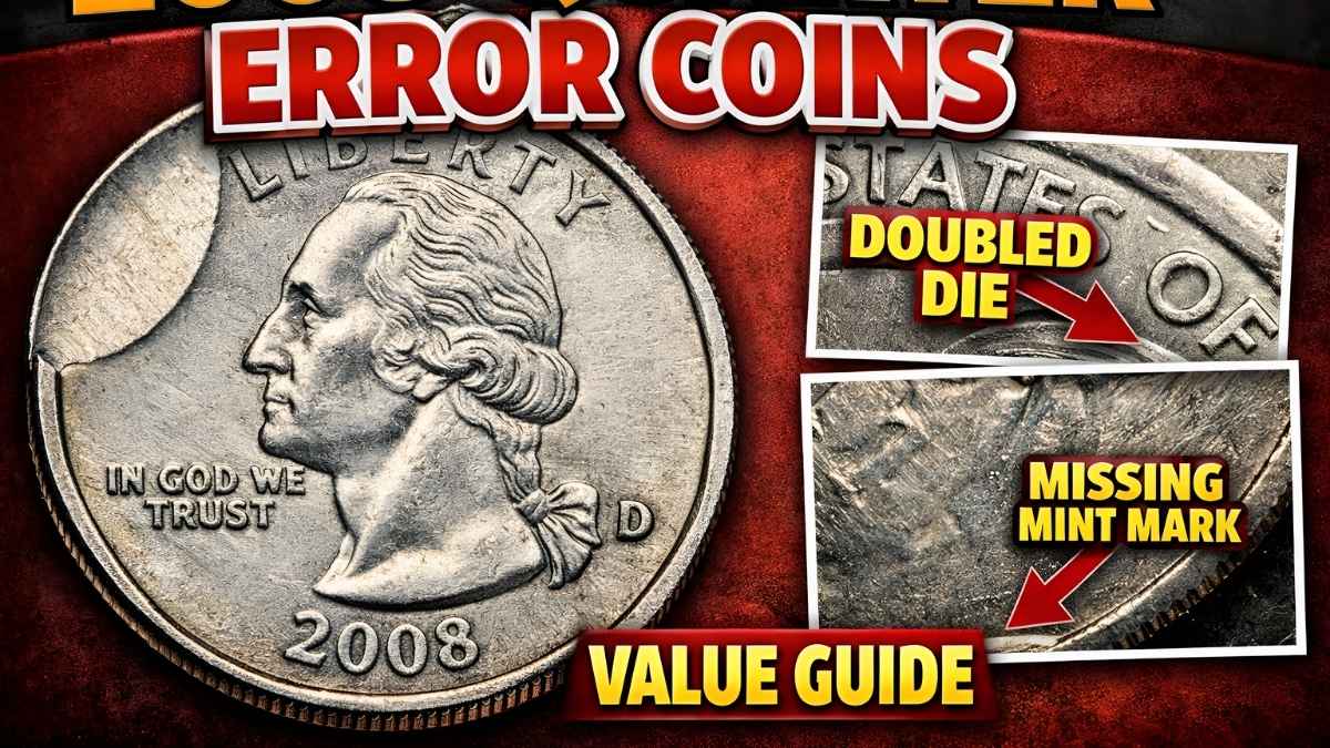 2008 Quarter Error Coins Value Guide: Discover Rare Varieties Valuable to Coin Collectors